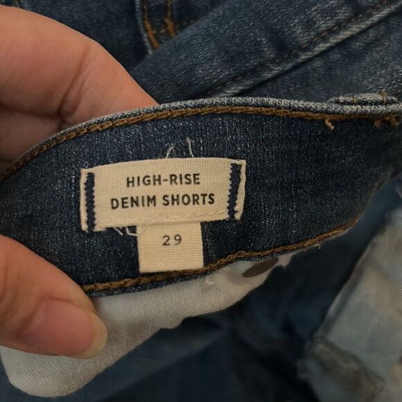 Madewell high rise denim shorts 29 button fly - Picture 6 of 9